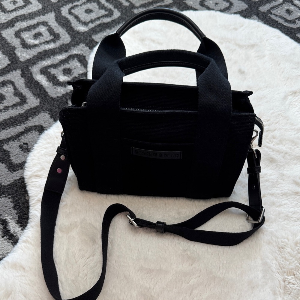 Charles & Keith Black Crossbody Bag